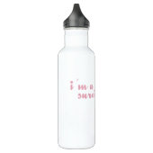 Borstkanker Survivor Ribbon Waterfles (Links)