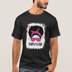 Borstkanker Survivor Rosie Riveter Pink Awarenes T-shirt