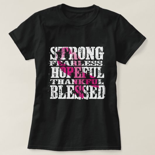 Borstkanker T-shirt (Design voorkant)