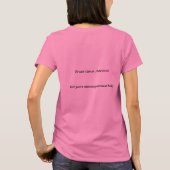 Borstkanker T-shirt (Achterkant)
