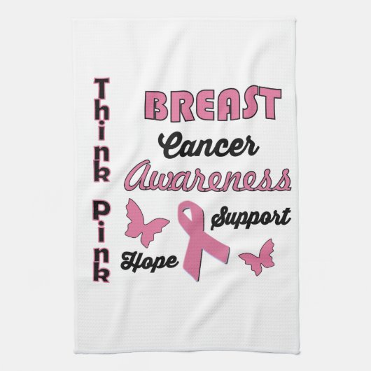 Borstkanker Theedoek (Verticaal)