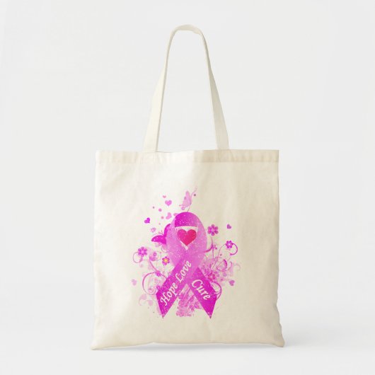 Borstkanker Tote Bag (Voorkant)