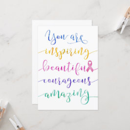 Borstkanker – Vergeet niet wie je bent Kaart