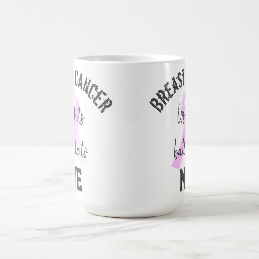 Borstkanker verloor zijn strijd aan mij | Survivor Koffiemok (Center)