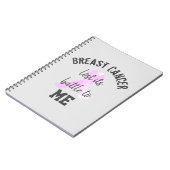 Borstkanker verloor zijn strijd aan mij | Survivor Notitieboek (Linkerzijde)