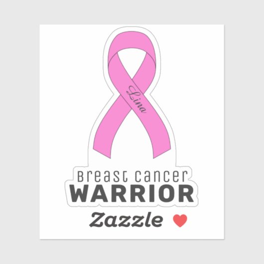 Borstkanker VinylSticker Sticker (Vel)