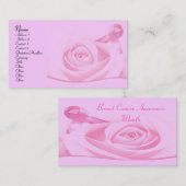 Borstkanker Visitekaartje (Voorkant / Achterkant)