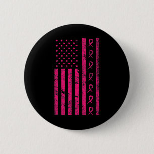 Borstkanker Vlag-kanker Awareness Month-kanker S Ronde Button 5,7 Cm
