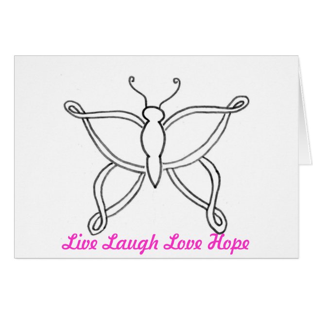 Borstkanker vlinder (Voorkant Horizontaal)