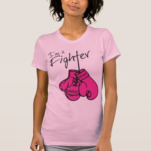 Borstkanker Vogelhandschoenen T-shirt (Voorkant)