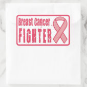 Borstkanker Vogelveeg Rechthoekige Sticker (Tas)