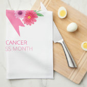Borstkanker Voorlichting keukenhanddoek (Quarter Fold)