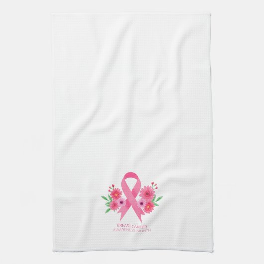 Borstkanker Voorlichting keukenhanddoek (Verticaal)