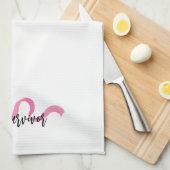 Borstkanker Voorlichting keukenhanddoek (Quarter Fold)