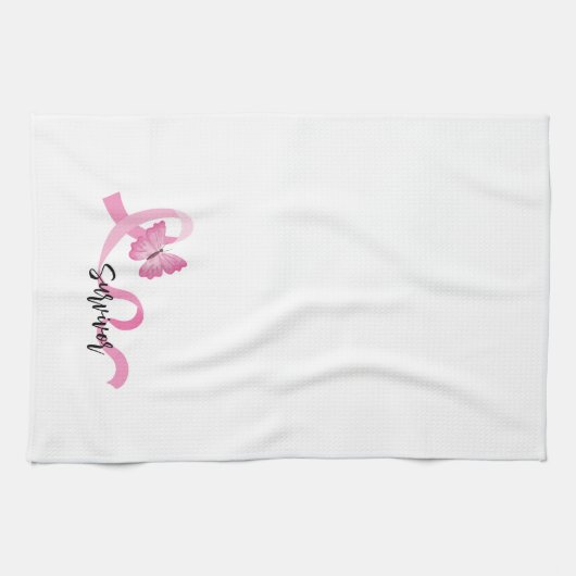 Borstkanker Voorlichting keukenhanddoek (Horizontaal)