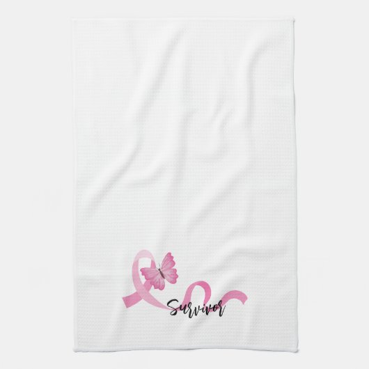 Borstkanker Voorlichting keukenhanddoek (Verticaal)