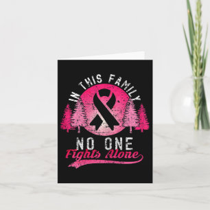 Borstkanker Warrior Awareness Breast Cancer Super Kaart