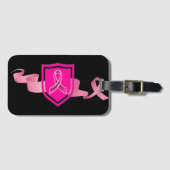 Borstkanker Warrior Bagagelabel (Voorkant (horizontaal))