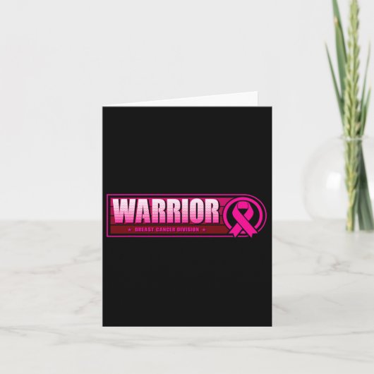 Borstkanker Warrior - Borstkanker Afdeling Kaart (Voorkant)
