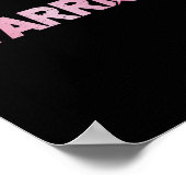 Borstkanker Warrior Breast Cancer Awareness Poster (Hoek)