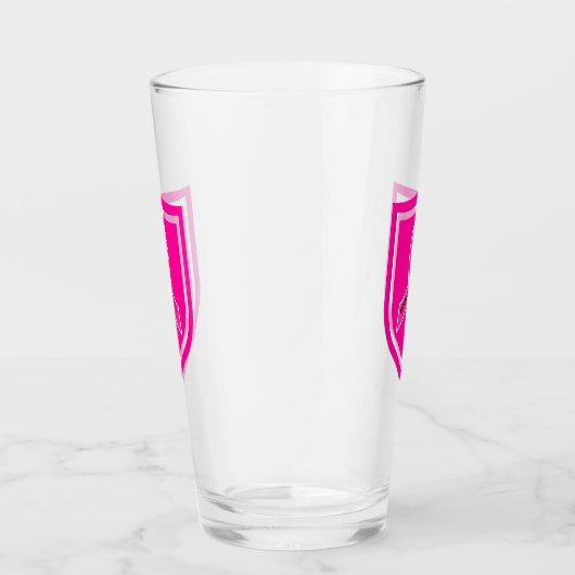 Borstkanker Warrior Glas (Rechts)