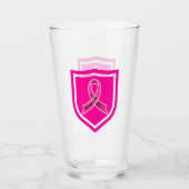 Borstkanker Warrior Glas (Voorkant)