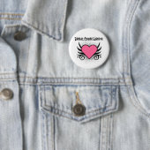 Borstkanker Warrior Heart Ronde Button 5,7 Cm (In situ)