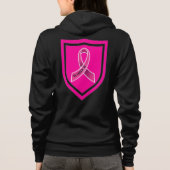 Borstkanker Warrior Hoodie (Achterkant)