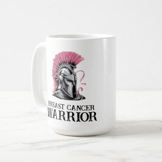 Borstkanker Warrior Koffiemok (Voorkant links)