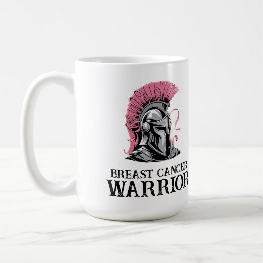 Borstkanker Warrior Koffiemok (Links)