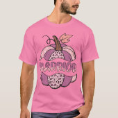 Borstkanker Warrior Pink Pumpkin T-shirt (Voorkant)