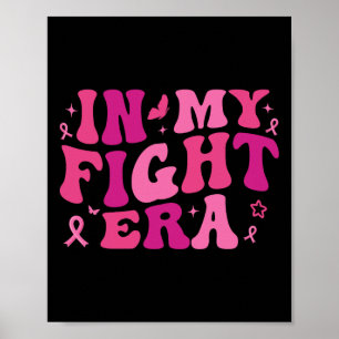 Borstkanker Warrior Pink Ribbon Poster