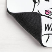 Borstkanker Warrior Rosie Riveter Roze Vrouwen Muismat (Hoek)