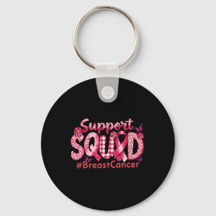 Borstkanker Warrior Support Squad Pink Ribbon Wo Sleutelhanger