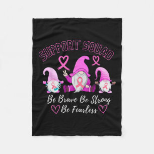 Borstkanker Warrior Support Squad Roze lint voor Fleece Deken