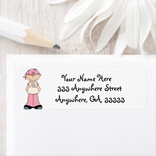 Borstkanker zoek een genezing retouradres etikette etiket (Insitu)