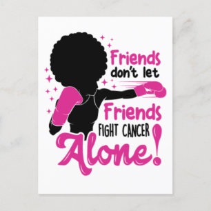 Borstkanker zwarte vrouw krijger melanine overleve briefkaart