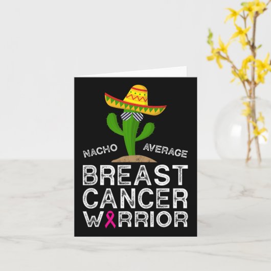 Borstkankerbestrijding Ondersteuning Grappige Kank Kaart (Gele Bloem)
