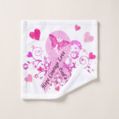 Borstkankerbewustzijn Bad Handdoek (Wasdoekje)
