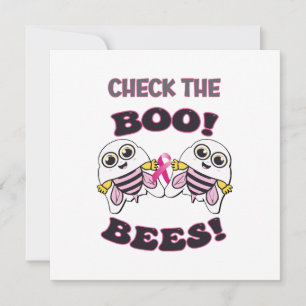 Borstkankerbewustzijn Controleer de Boo-Bees Kaart