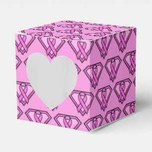 Borstkankerbewustzijn Diamanten Logo Roze Bedankdoosjes
