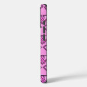 Borstkankerbewustzijn Diamanten Logo Roze Case-Mate iPhone Case (Achterkant / Links)