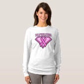 Borstkankerbewustzijn Diamanten Logo T-shirt (Voorkant volledig)