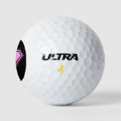 Borstkankerbewustzijn Diamond Logo Golfballen (Logo)