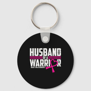 Borstkankerbewustzijn echtgenoot van Warrior Pink  Sleutelhanger