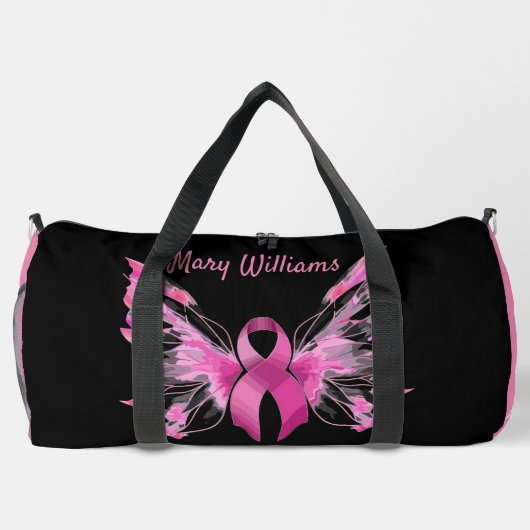 Borstkankerbewustzijn grote plunjezak (Achterkant)