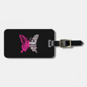 Borstkankerbewustzijn het best bagagelabel (Voorkant horizontaal)