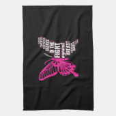 Borstkankerbewustzijn het best theedoek (Verticaal)