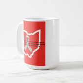 Borstkankerbewustzijn in Ohio Koffiemok (Voorkant links)