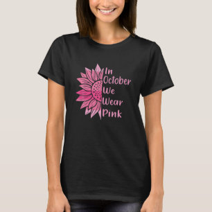 Borstkankerbewustzijn In Oktober Dragen We Roze T-shirt